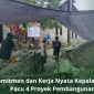 Komitmen dan kerja nyata Kepala Desa Lola, Irwan Adjam tak diragukan lagi, 4 proyek pembangunan fisik  Desa mulai dikerjakan. 