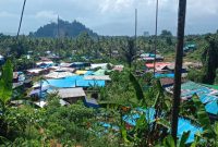 Tambang emas ilegal Desa Kusubibi, Kabupaten Halmahera Selatan.